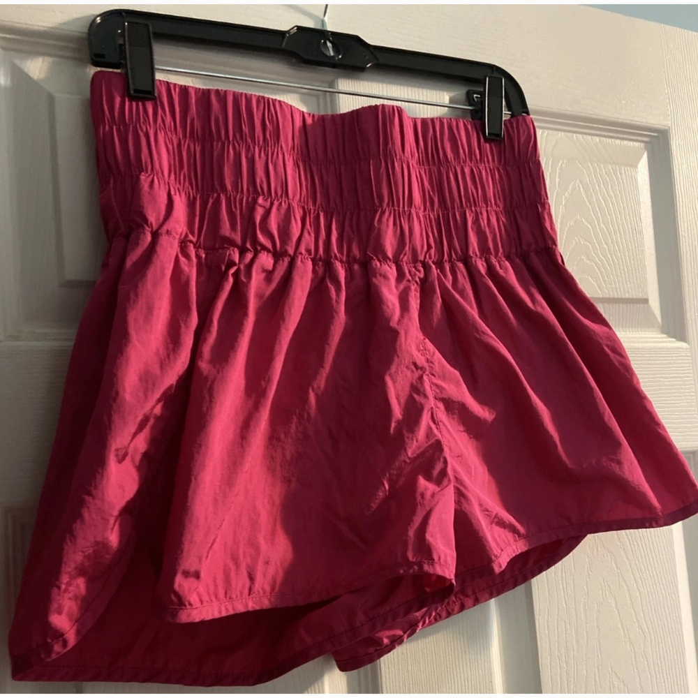 Free People FP Movement The Way Home High Rise Shorts Pink Size Large